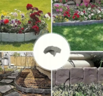 OBRZEŻE Stone PALISADA OGRODOWA WYSOKA 2.5m Płotek Krawężnik Szary Polski - obrazek 4