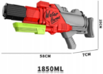 OGROMNY PISTOLET NA WODĘ DUŻY KARABIN XXL ARMATKA WODNA ZASIĘG 10m POJEMNY - obrazek 3
